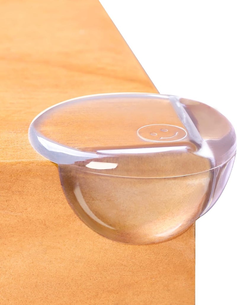 AIXMEET 8 Pack Corner Protector Baby, Table Corners, Clear Table Protectors for Furniture, Round Corner Guards, Safety Corner Protectors, Furniture Corner & Edge Safety Bumpers,Baby Proofing - Image 1